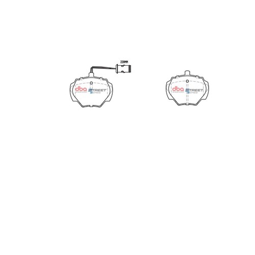 DBA Brake Pads Set - Street Series - DB1285SS Brake Pads Brake Parts