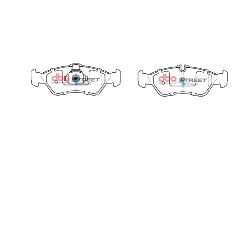 DBA Brake Pads Set - Street Series - DB1960SS Brake Pads Brake Parts