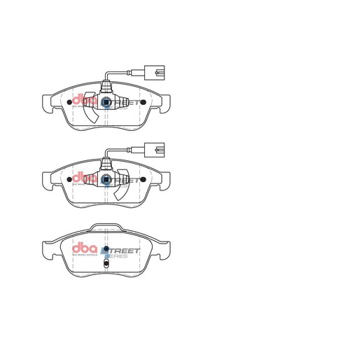 DBA Brake Pads Set - Street Series - DB2312SS Brake Pads Brake Parts