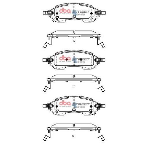 DBA Brake Pads Set - Street Performance - DB2388SS Brake Pads Brake Parts