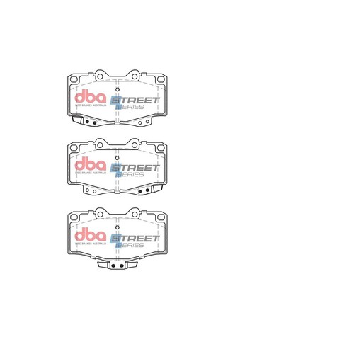 DBA Brake Pads Set - Street Series - DB1323SS Brake Pads Brake Parts