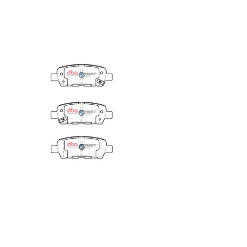 DBA Brake Pads Set - Street Series - DB1509SS Brake Pads Brake Parts
