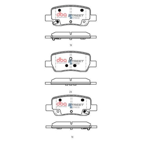 DBA Brake Pads Set - Street Series - DB15072SS Brake Pads Brake Parts