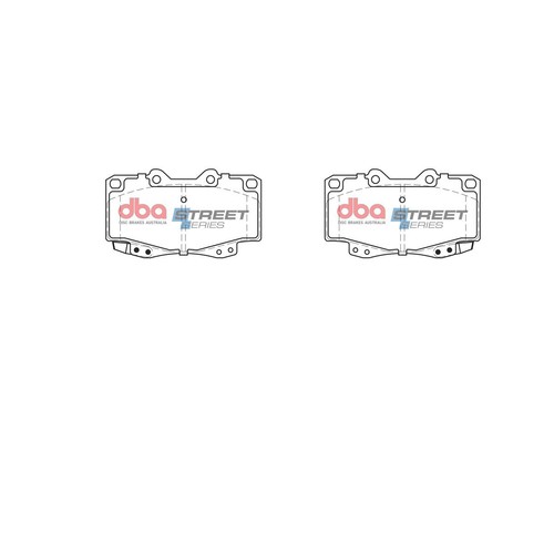DBA Brake Pads Set - Street Series - DB1739SS Brake Pads Brake Parts