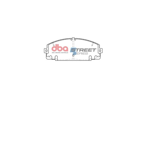 DBA Brake Pads Set - Street Series - DB1328SS Brake Pads Brake Parts