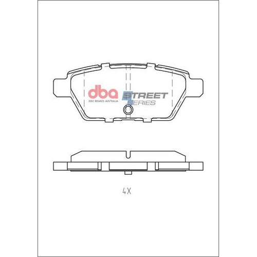 DBA Brake Pads Set - Street Series - DB15203SS Brake Pads Brake Parts