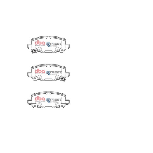 DBA Brake Pads Set - Street Series - DB2355SS Brake Pads Brake Parts Brake Pads