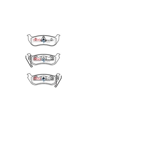 DBA Brake Pads Set - Street Series - DB2163SS Brake Pads Brake Parts