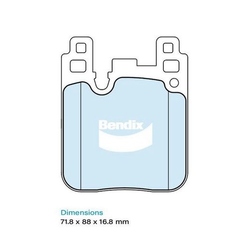 Bendix Brake Pads Set - Euro+ - DB2410 EURO+ Brake Pads Brake Parts