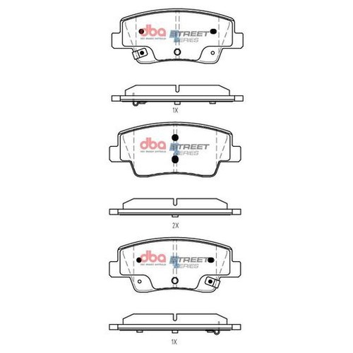 DBA Brake Pads Set - Street Series - DB15206SS Brake Pads Brake Parts
