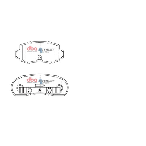 DBA Brake Pads Set - Street Series - DB1078SS Brake Pads Brake Parts