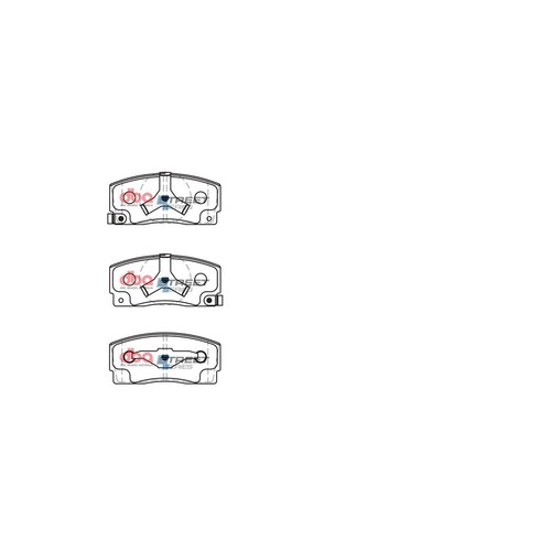 DBA Brake Pads Set - Street Series - DB1125SS Brake Pads Brake Parts