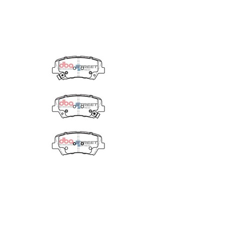 DBA Brake Pads Set - Street Series - DB2240SS Brake Pads Brake Parts