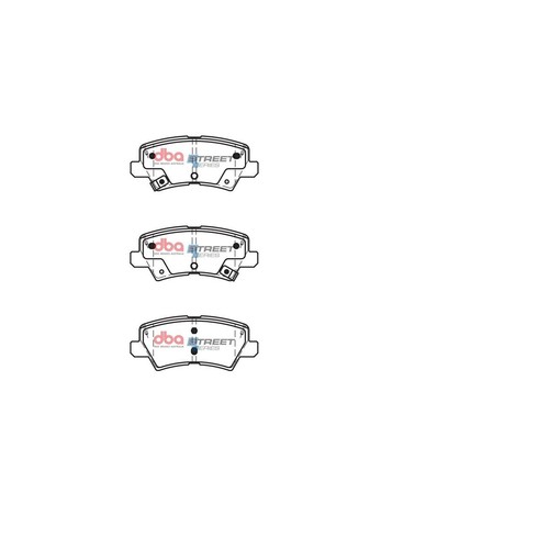 DBA Brake Pads Set - Street Series - DB15057SS Brake Pads Brake Parts