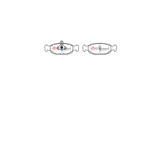 DBA Brake Pads Set - Street Series - DB1275SS Brake Pads Brake Parts