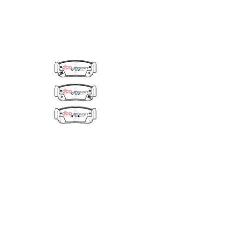 DBA Brake Pads Set - Street Series - DB1673SS Brake Pads Brake Parts