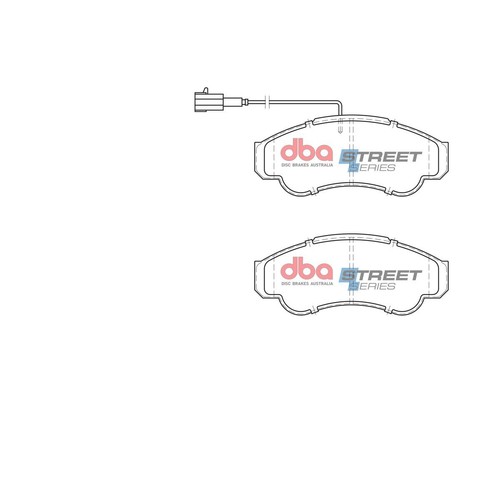 DBA Brake Pads Set - Street Series - DB2045SS Brake Pads Brake Parts