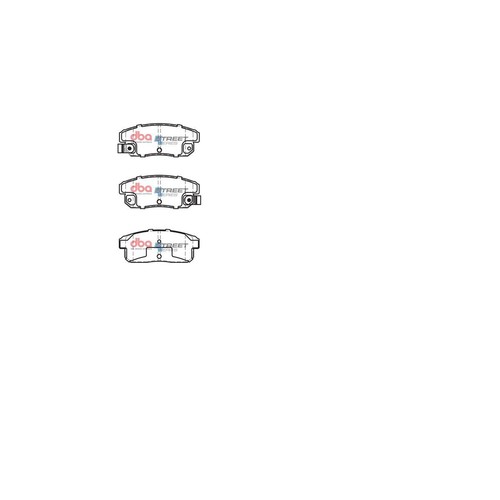 DBA Brake Pads Set - Street Series - DB1493SS Brake Pads Brake Parts