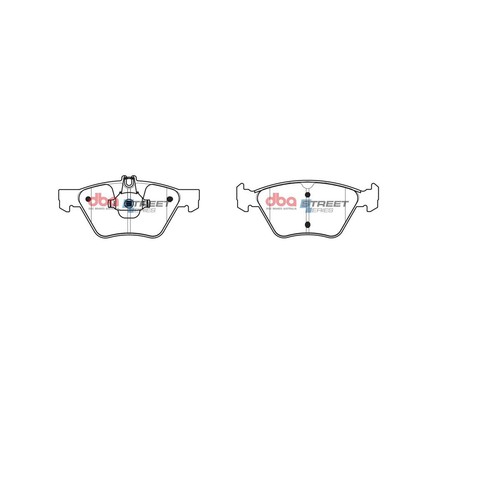 DBA Brake Pads Set - Street Series - DB1403SS Brake Pads Brake Parts