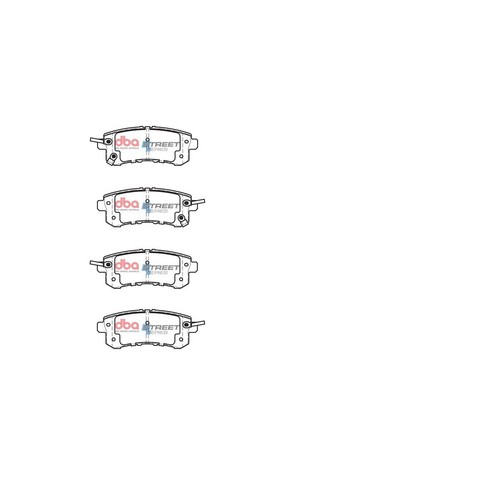 DBA Brake Pads Set - Street Series - DB2244SS Brake Pads Brake Parts