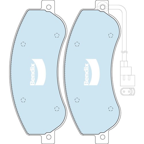 Bendix Brake Pads Set - 4WD/SUV - DB1915 4WD Brake Pads Brake Parts