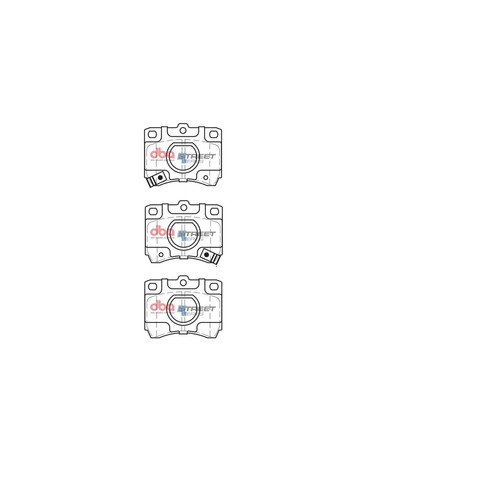 DBA Brake Pads Set - Street Series - DB442SS Brake Pads Brake Parts