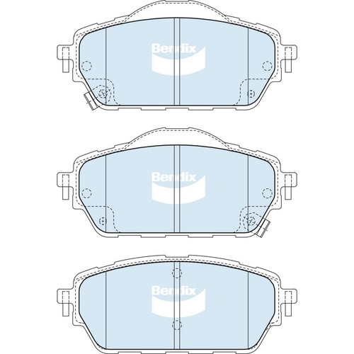 Bendix Brake Pads Set - General CT - DB2679 GCT Brake Pads Brake Parts