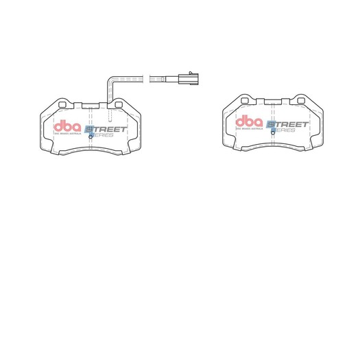 DBA Brake Pads Set - Street Series - DB2386SS Brake Pads Brake Parts
