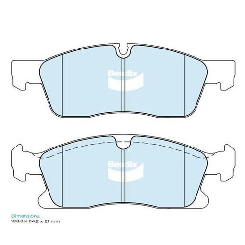 Bendix Brake Pads Set - Euro+ - DB2394 EURO+ Brake Pads Brake Parts