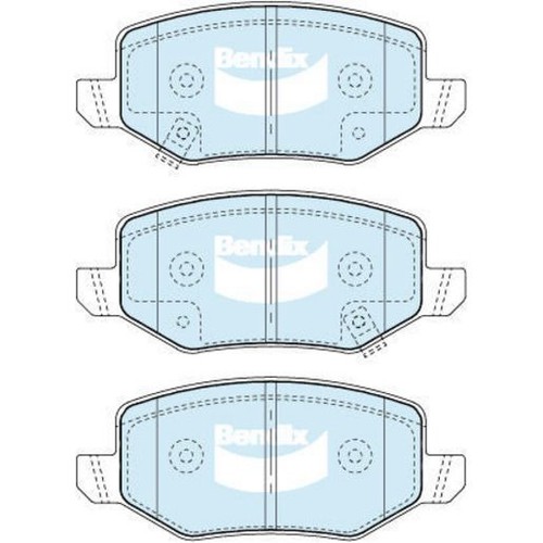 Bendix Brake Pads Set - General CT - DB2653 GCT Brake Pads Brake Parts