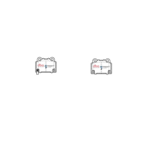 DBA Brake Pads Set - Street Series - DB2215SS Brake Pads Brake Parts