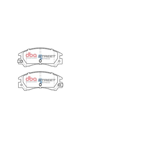 DBA Brake Pads Set - Street Series - DB418SS Brake Pads Brake Parts