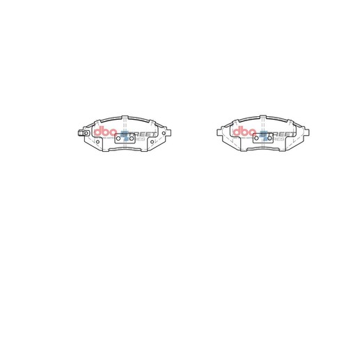 DBA Brake Pads Set - Street Series - DB2208SS Brake Pads Brake Parts