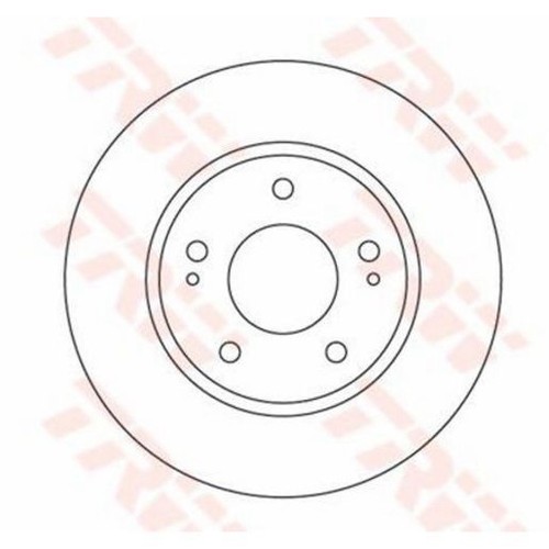 TRW Disc Brake Rotor - DF4495S Brake Parts