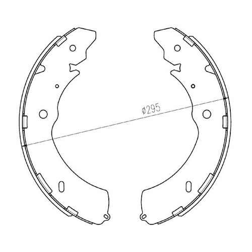 Repco Brake Shoe Set - RCBS5018 Auto