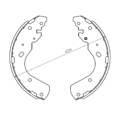 Repco Brake Shoe Set - RCBS1769 Auto