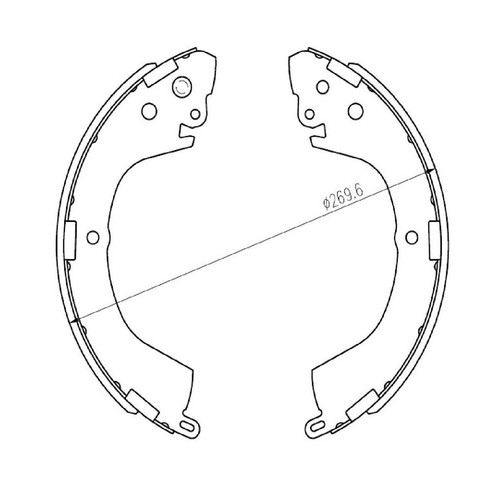 Repco Brake Shoe Set - RCBS1759 Auto