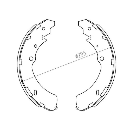 Repco Brake Shoe Set - RCBS1793 Auto