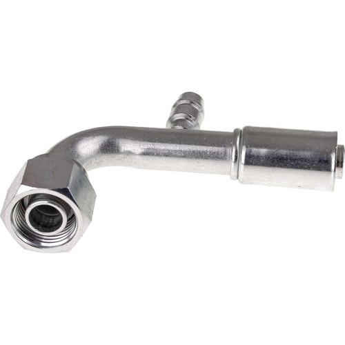 OEX Steel Fitting # 10 FOR - Reduced Beadlock #10 90° With R134a Port - RSX1323-