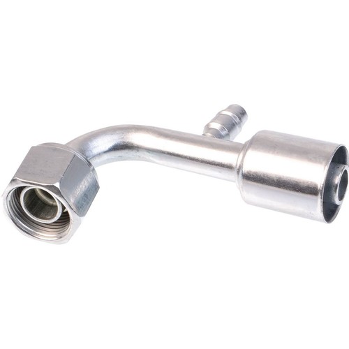 OEX Steel Fitting # 12 FOR - Beadlock #12 90° With R134a Port - SFX1324-3 Auto