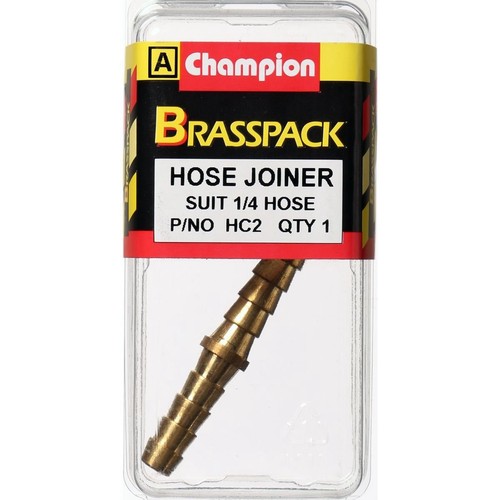 Champion Brass Hose Joiner – 1/4in - HC2 Replacement Hose Auto Part