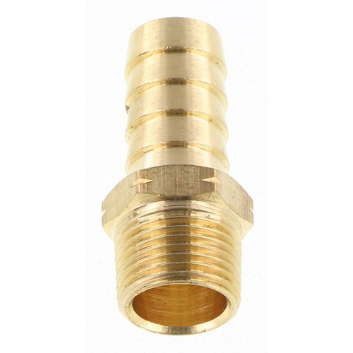 Champion Brass Straight Male Hose Tail – 1/2in x 3/8in - HC26 Replacement Hose