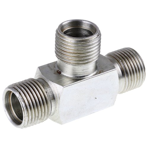 Atco Steel Fitting # 10 x 10 x 10 Tee MIOR - MIOR - MIOR #10 Straight - AFX6247