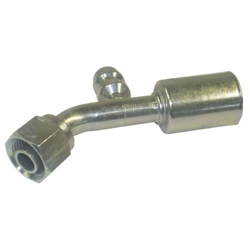 Atco Steel Fitting # 8 FOR - Beadlock #8 45° With R134a Port - SBX1312-3 Auto
