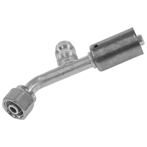 Atco Steel Fitting # 6 FOR - Beadlock #6 45° With R134a Port - SBX1311-3 Auto