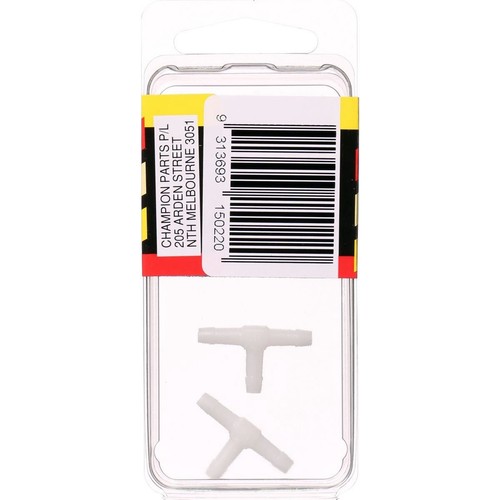 Champion Equal T Piece Hose Fitting – 3mm - CVC1 Replacement Hose Auto Part