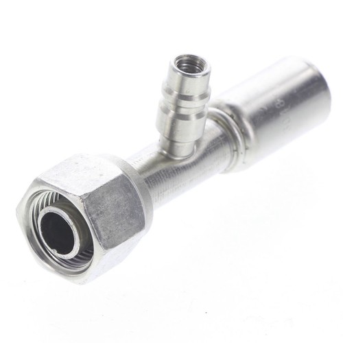 Atco Steel Fitting # 10 FOR - Reduced Beadlock #10 Straight With R134a Port - SR