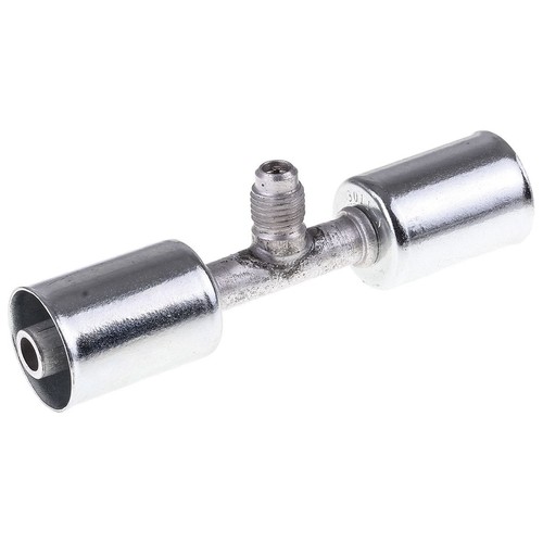 Atco Aluminium Fitting # 8 Splicer Beadlock #8 Straight With R12 Port - BLX6102-
