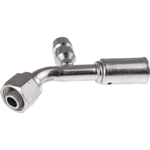 OEX Steel Fitting # 8 FOR - Reduced Beadlock #8 45° With R134a Port - RSX1312-3