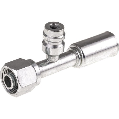 OEX Steel Fitting # 8 FOR - Reduced Beadlock #8 Straight With R134a Port - RSX13